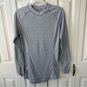 Crafts Swedish Mock Neck Ribbed Long Sleeve Base Layer Top Womens Size XL